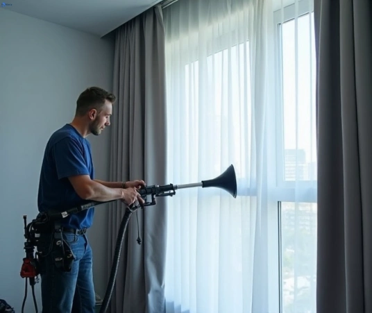 Professional curtain steam cleaning process equipment Matty Curtain Cleaning princes-hill-vic